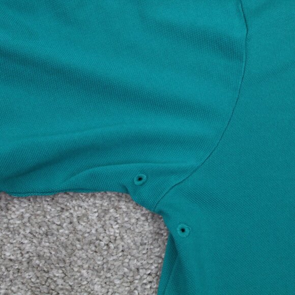 Nike SB Pique Polo Shirt Men Small Green Dri-Fit Vented Cotton/Poly S/S Pullover - Picture 6 of 15